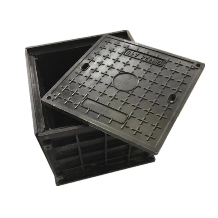 Square FRP SMC Telecom Metro Duct Access Manhole Chamber for Re-enterable Cable Management Vault System