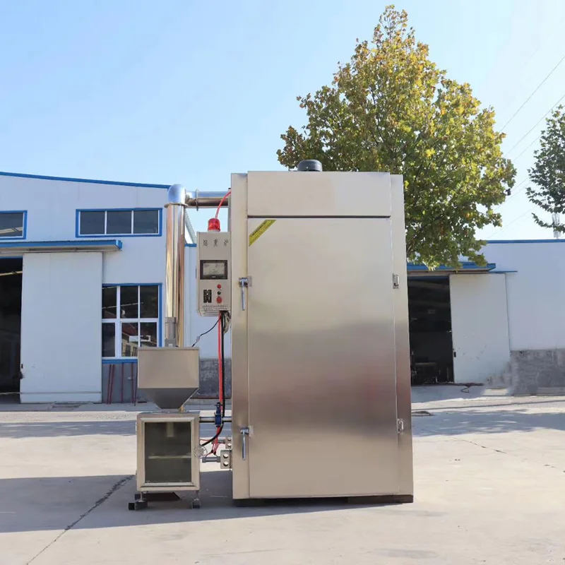 Stainless Steel Small Steam Smoker Meat Products Cooked Meat Fumigator Bacon Sausage Roast Chicken Smoker