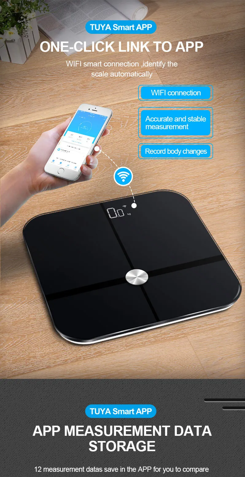 (覆盖酒店秤高品质智能浴室个人体脂体重秤 - buy weighing scales