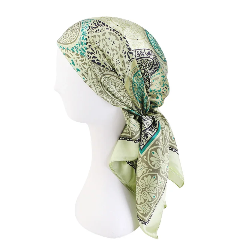Èaphi エフィ INDIA PATTERN SATIN SCARF 小物 eaphi INDIA