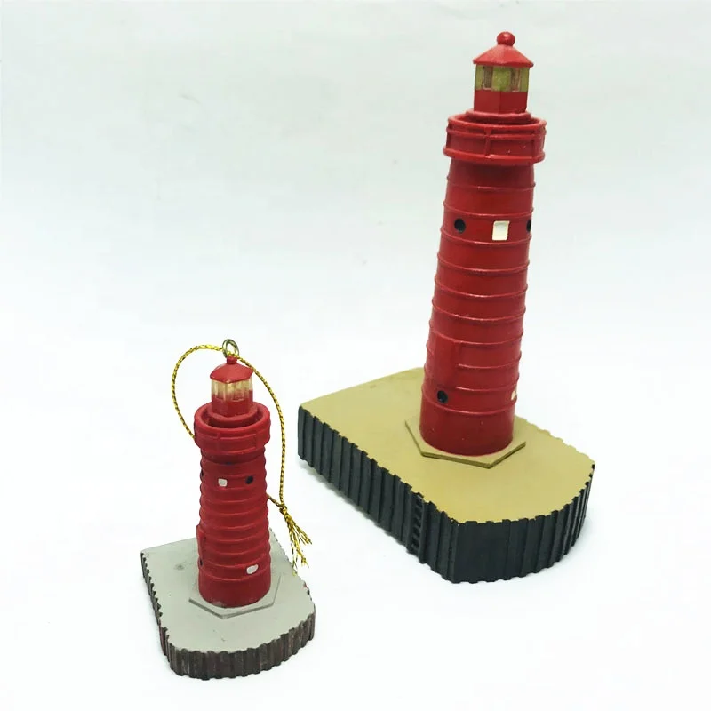 Hand Painted Table Top Decoration Polyresin Lighthouse Model Buy