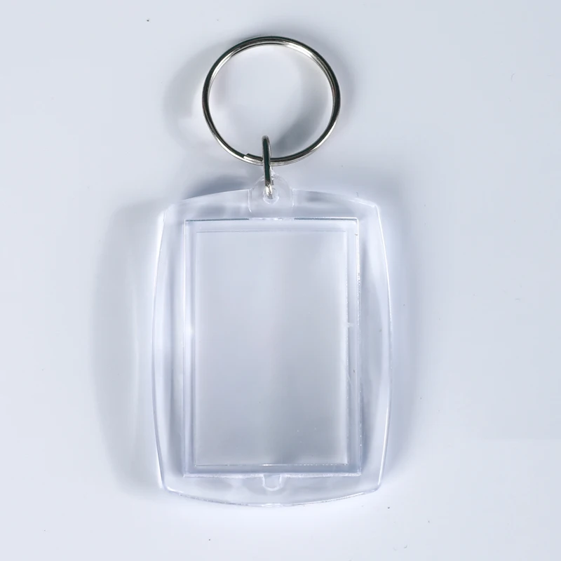 Производители поставляют прозрачную фоторамку подарок акриловый пустой брелок
