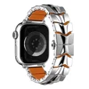 Silver with Orange