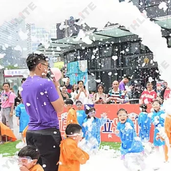 ステージ照明バブルマシン遊園地泡フォームマシンスイミングプール