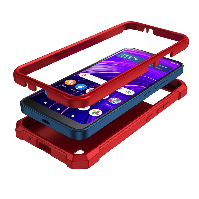 3 in 1 Full Protective Phone case for Nokia C210 G310 C300 C110 Style Plus 5g Ta-1448 G60 G400 G100 C200 C100 X100  Back Cover