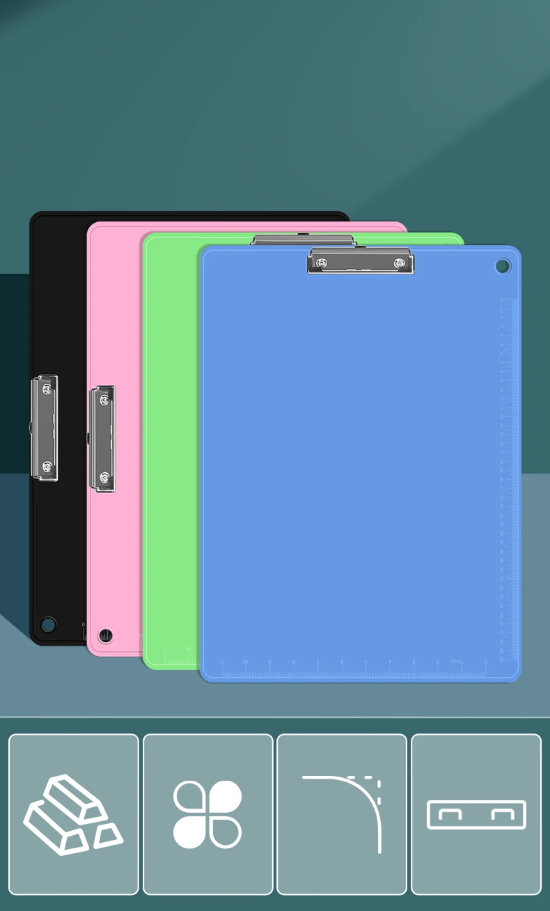 Wholesale Office Stationery A3/a4 Horizontal Type Vertical Type Plastic Clipboard Folder Drawing