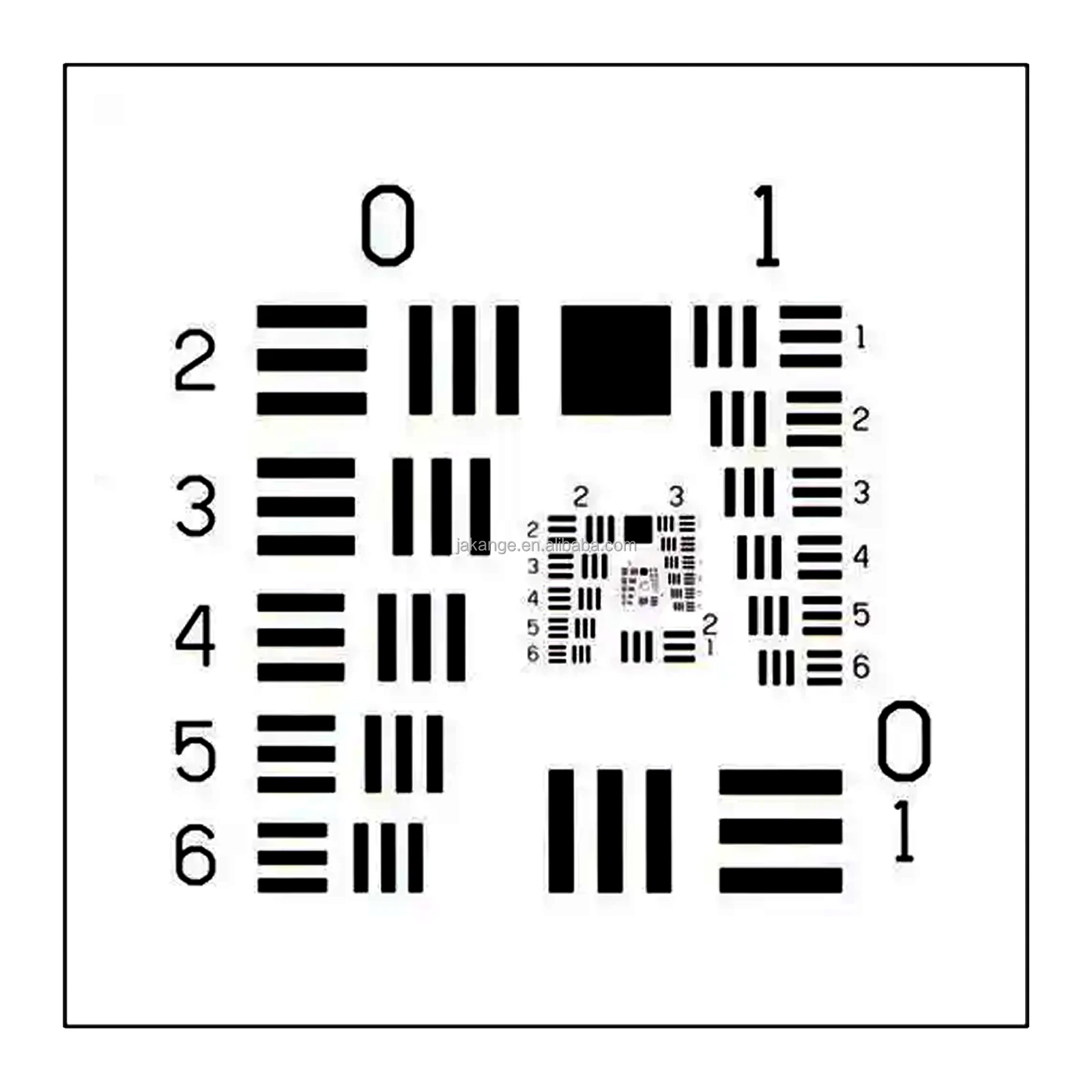 product resolution test board gun sight reticle night vision reticle microscope optical glass reticle machine vision calibration board-7