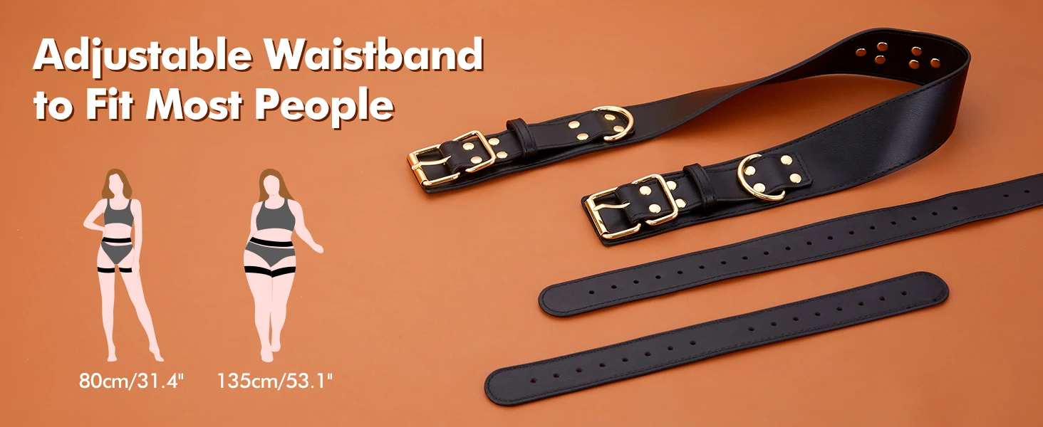 BDSM Bondage Sex Toys Restraints - Adjustable Cuffs for Fun