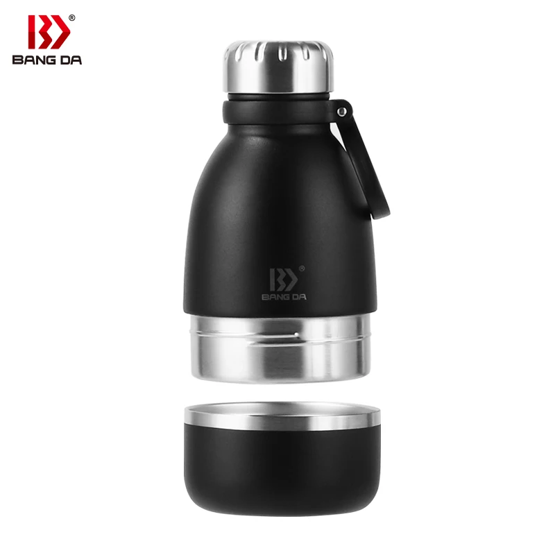 Multifunction Pet Dog Water Bottle For Cat Stainless Steel Water Bottle