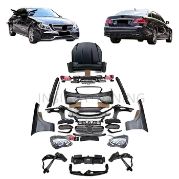 Glossy Black PU Front Bumper Lip & Side Skirt Body Kit For Dodge Charger R/T GT – 10pc