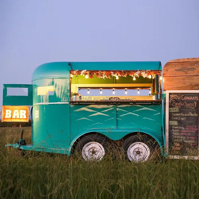 Horse Trailers Mobile Bars Ice Cream Vending Van Vintage Food Truck