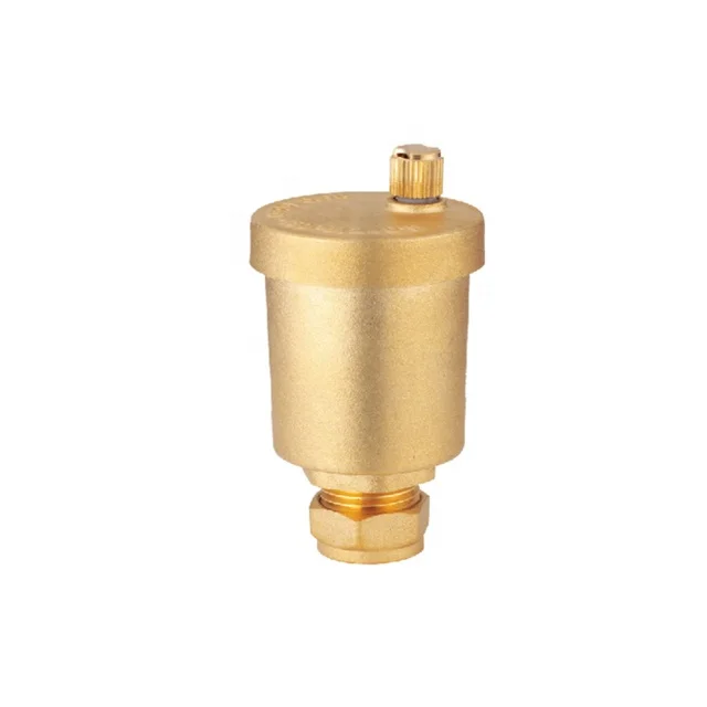 Brass Boiler Air Vent Valve With 15mm Connection For Copper Pipes BJ43004