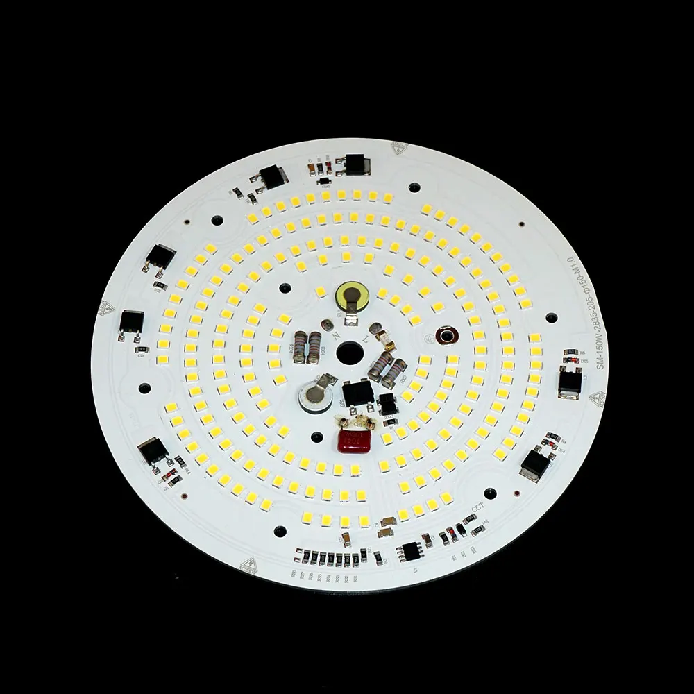 LED PCB module DOB SMD2835 50W module custom round module board pcb for indoor light pcb assembly