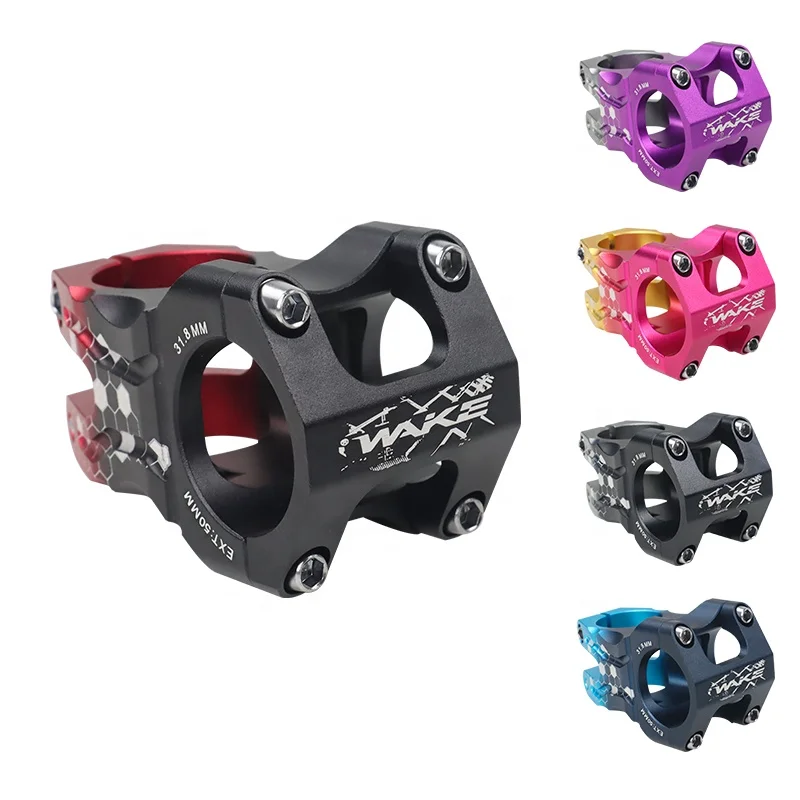 WAKE Hybrid Color Bicycle Handlebar Stem Road Bike Stem MTB BMX for  Foldable Folding Mountain Bike Parts - Main Image