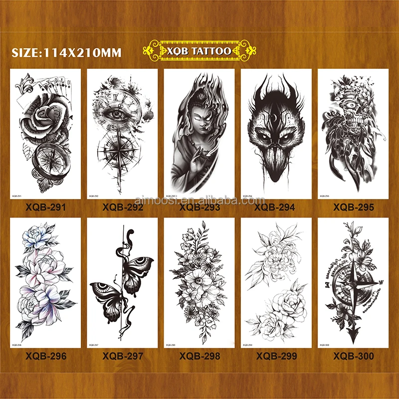 3d Temporary Tattoo Sticker Wholesale Manufacturer Custom Temporary