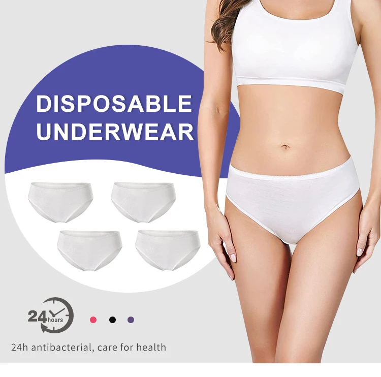 Comfortable Breathable Travel One Size Fit All Women Disposable Panties