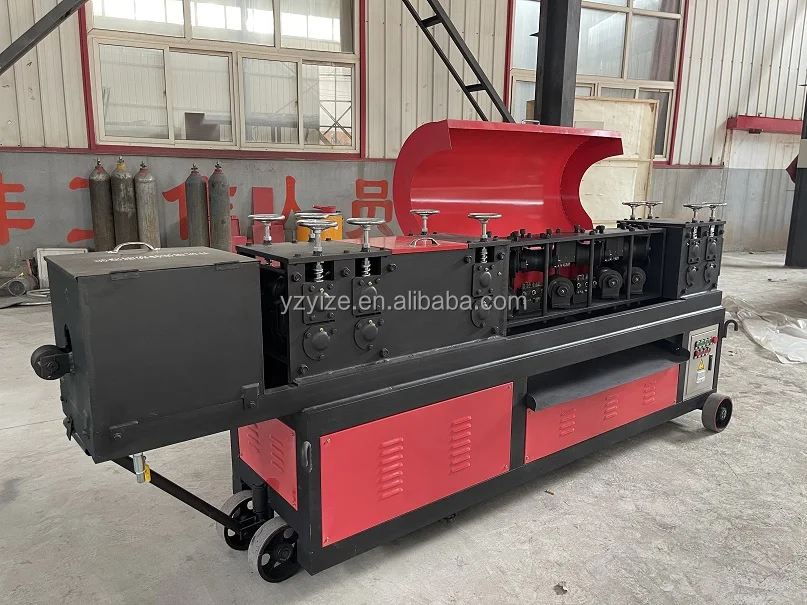 Cnc Scaffold Steel Metal Pipe Straightener Machine Rust Removal Copper