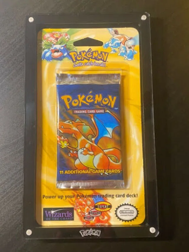 JIHONG Custom Acrylic Magnetic Display Case  Booster BLISTER Pack CASE Protective Used for Pokemon