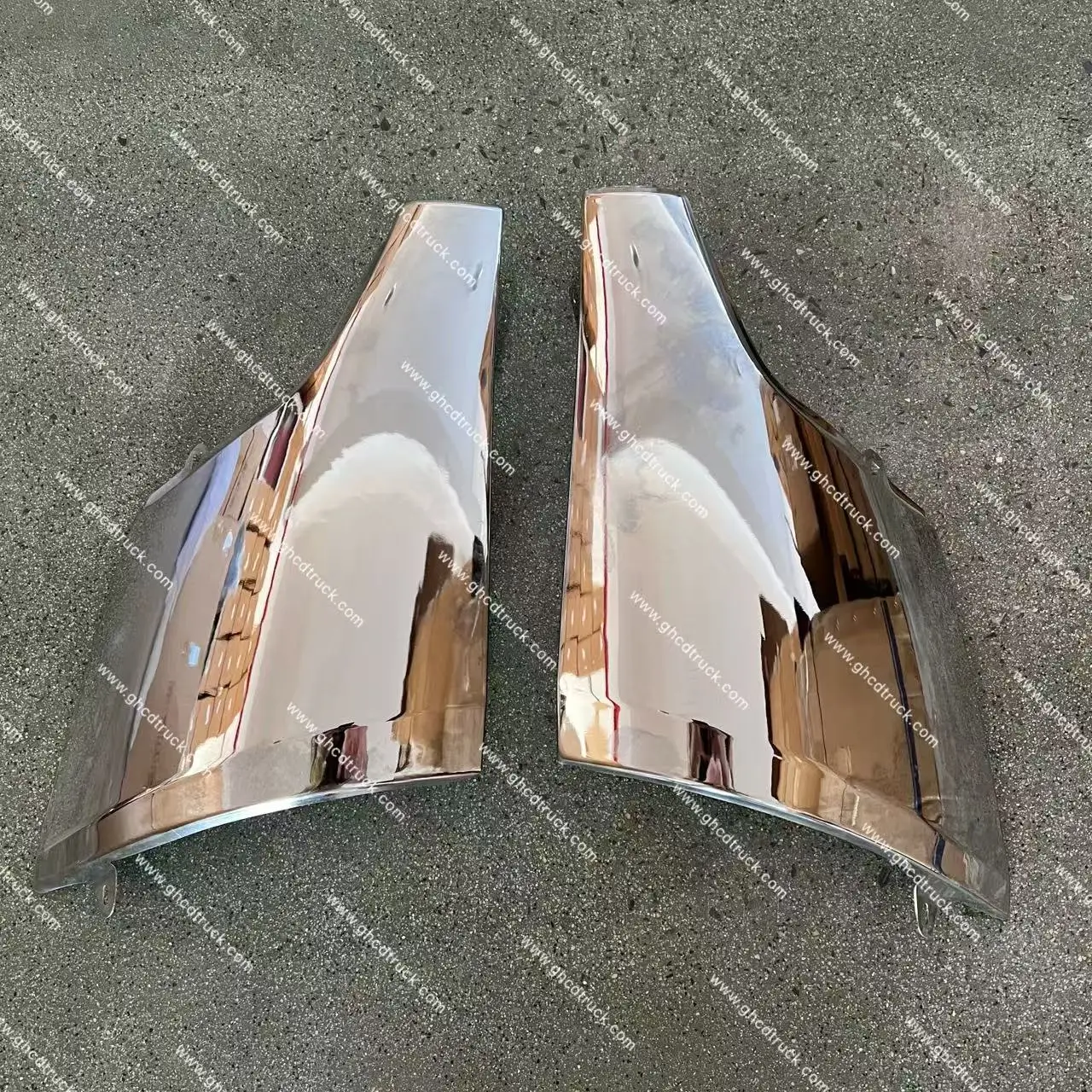 GHCD High Quality Chrome Metal Corner Panel Hot Product for Mitsubishi Canter Hino Nissan Isuzu Japanese Truck Condition New