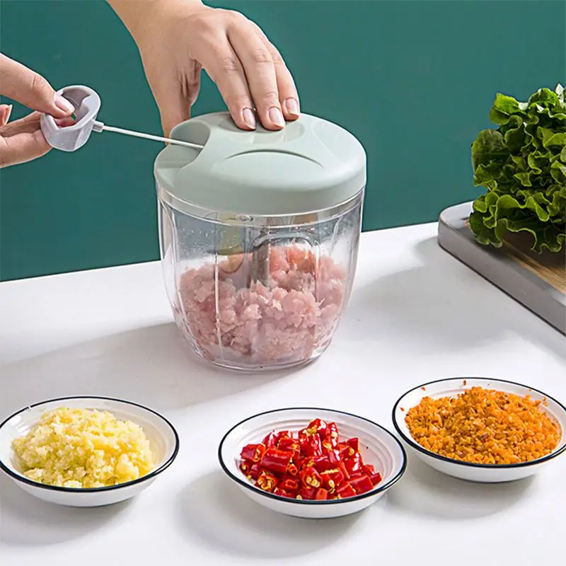 Unique Design Mixer Kitchen Manual Mini Food, Vegetable  Ginger Garlic Paste Fruit Grinders