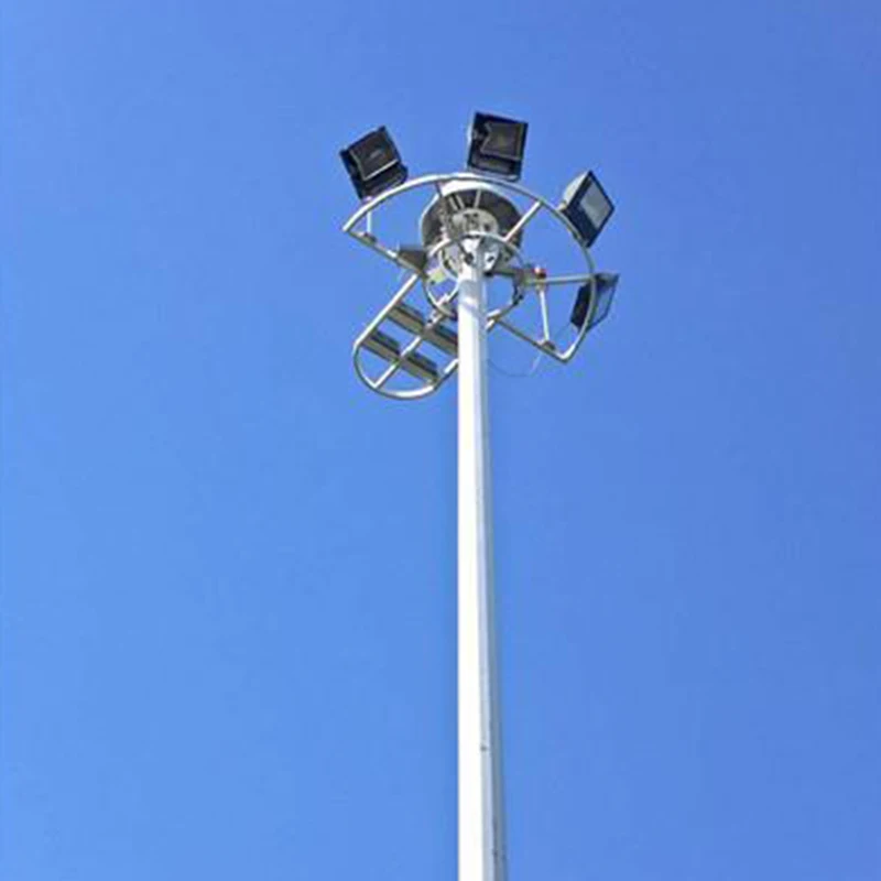 High lumen 15m-45m height aluminum waterproof high mast stadium led flood light