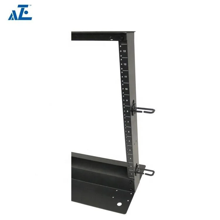 Алюминиевый шкаф с 2 стойками и открытой рамой 19 дюймов 13U 25U 42U 45U 55U стандартный сетевой корпус для сервера данных винтами