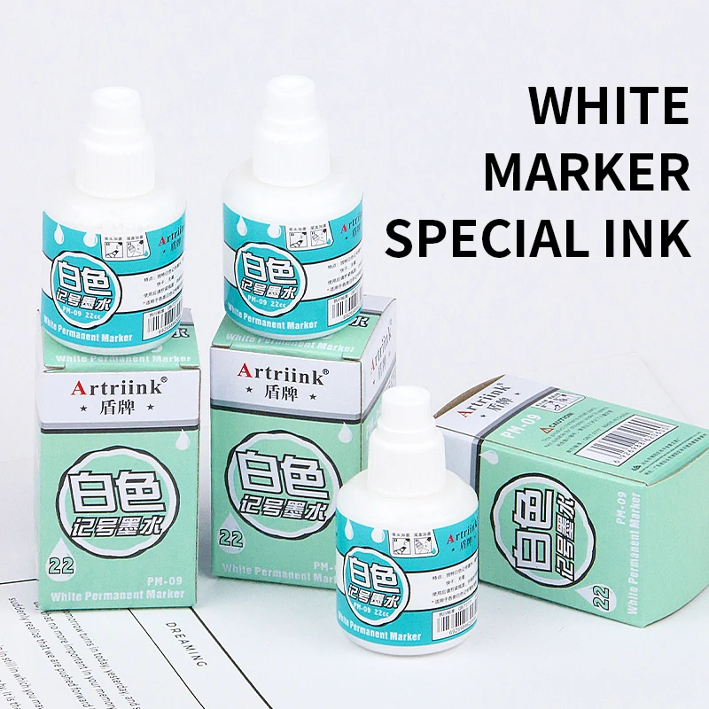 Хорошее качество белые маркерные чернила оптовые продажи заправляющие сухое стирание перманентные