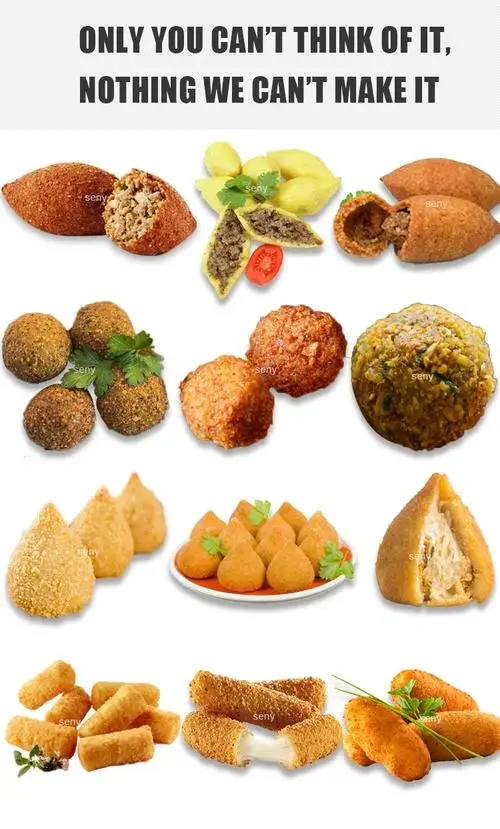 Commercial Small Desktop Machine Kibbeh Kibbe Kebbe Kebe kobe Kuba Kubbe Kebbeh Maker Kubba Making Encrusting Machine