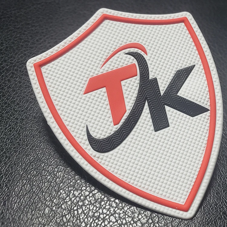 Close-up of 3D embossed design