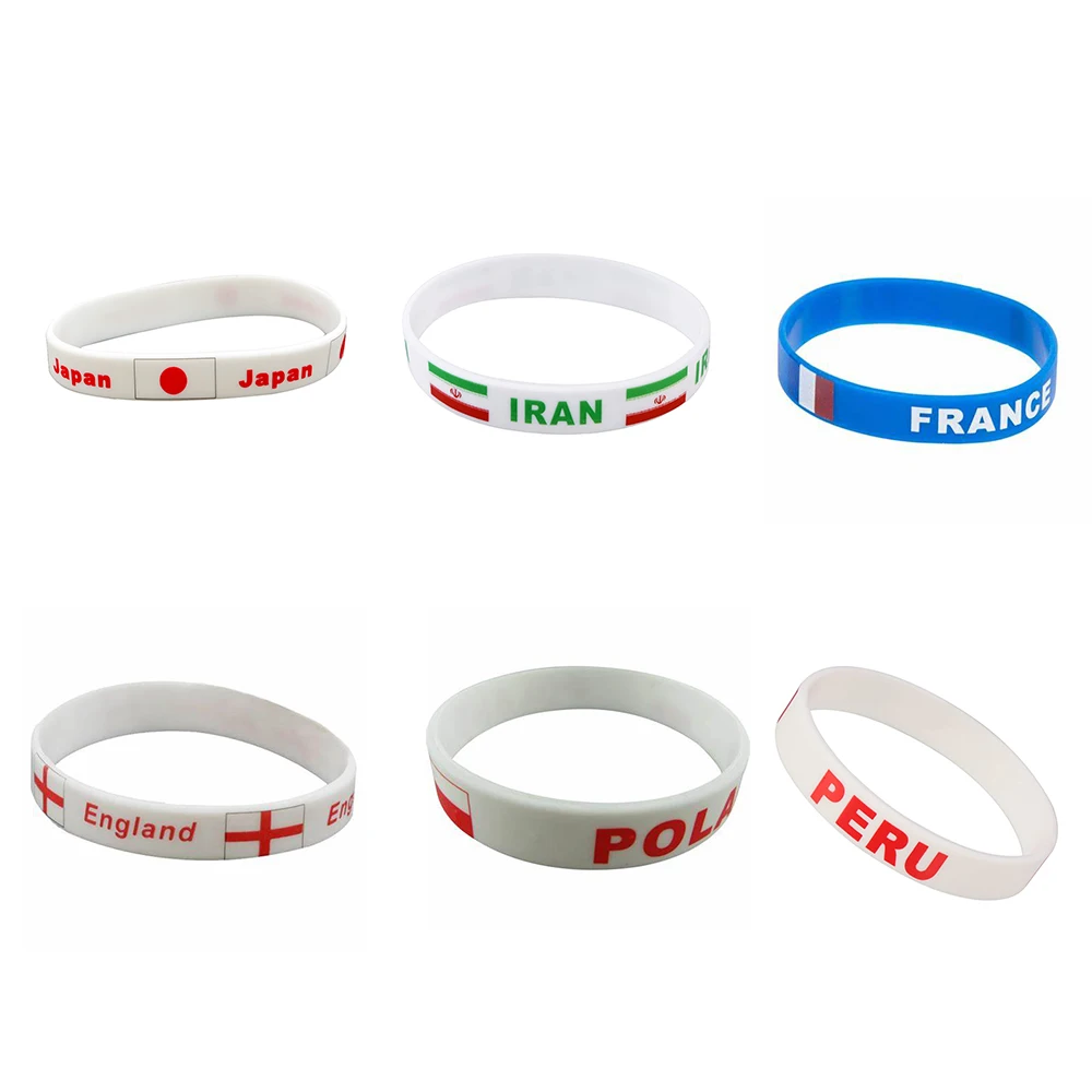 2PCS. ST VINCENT GRENADINES BRACELETS FLAG SILICONE BRACELE WRISTBAND BANNER