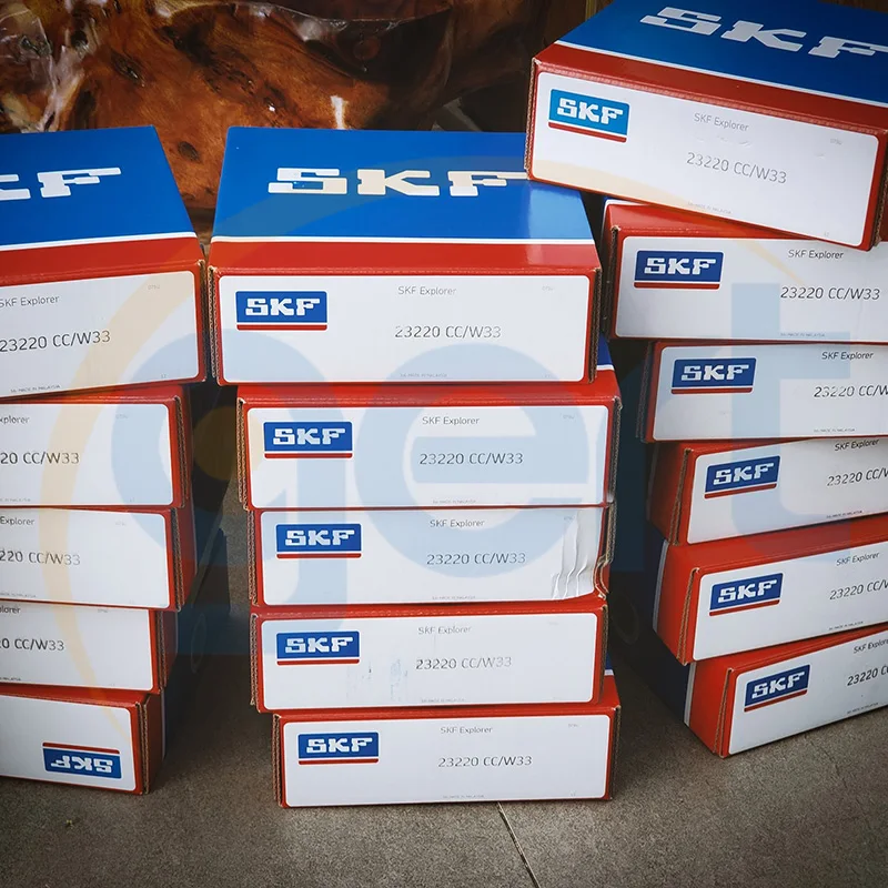 GERT Export SKF Spherical Roller Bearing 23220 CC W33 Accommodate Misalignment SKF Roller Bearings 23220 CC E K C3