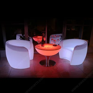Wholesale Outdoor LED Furniture Luxury High Bar Table for Club Home Kitchen Office Entry Farmhouse Park Elegant Cocktail Table