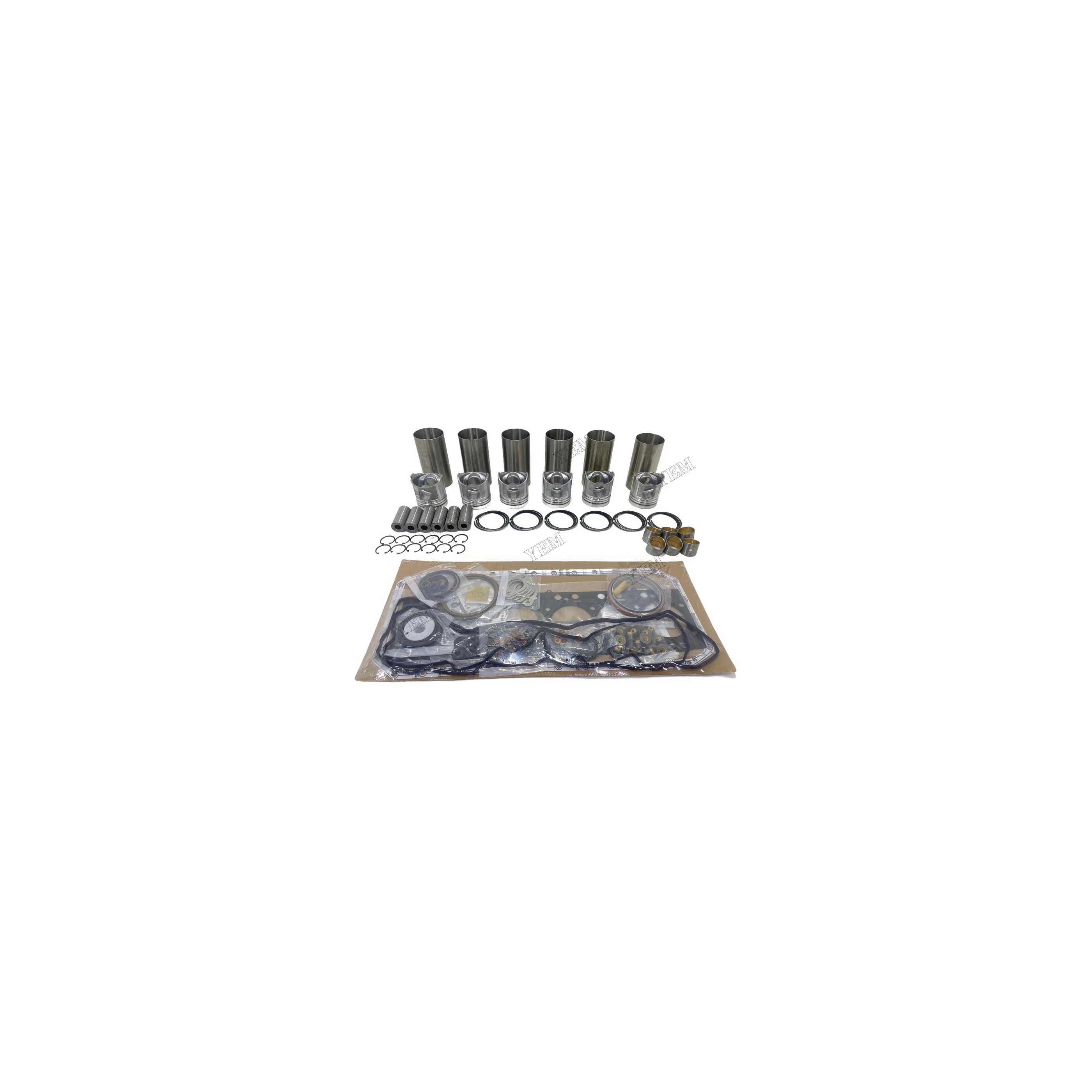 6D107 Overhaul Kit With Gasket Set Fits for Komatsu Universal Engine Parts