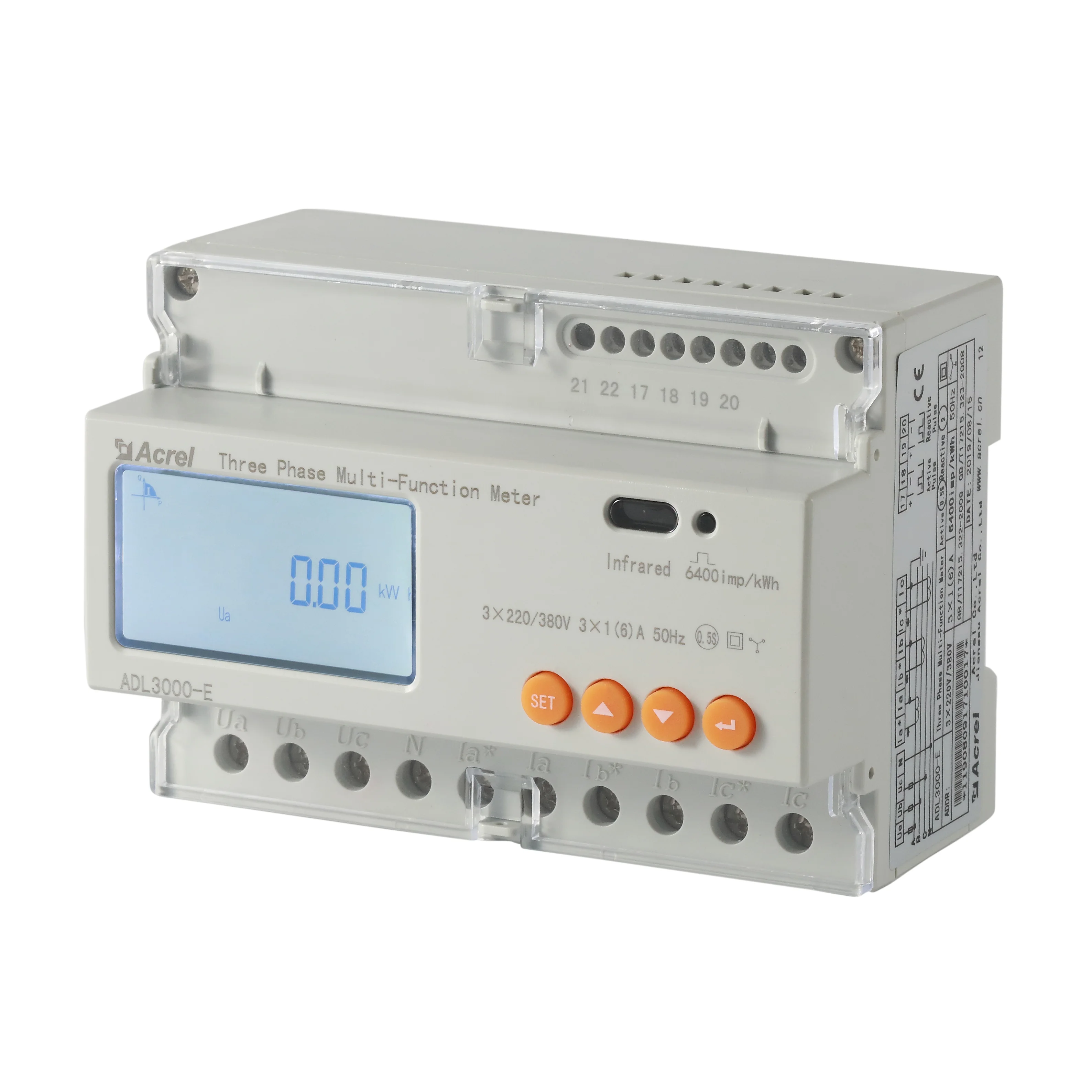 Acrel DTSD1352 Dual Source Energy Meter 3 Phase Power Meter 380v 300a External Ct Dual Tarrif Energy Meter Dtsd 1352 3P4W