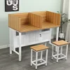 120*60*75 cm exam computer room desk with partition