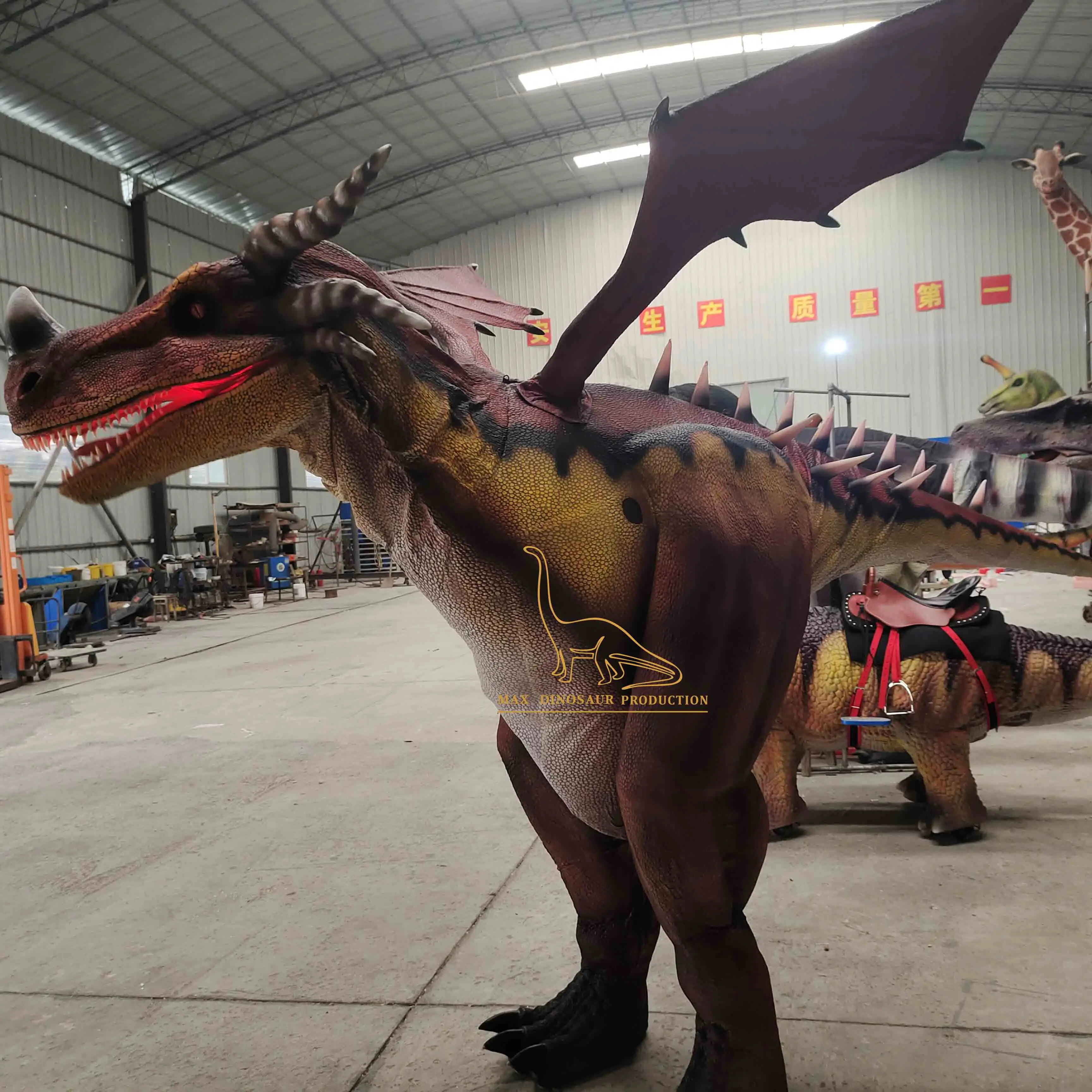 Wearable Simulation Dinosaur Costume Animatronic Model For Adults ...