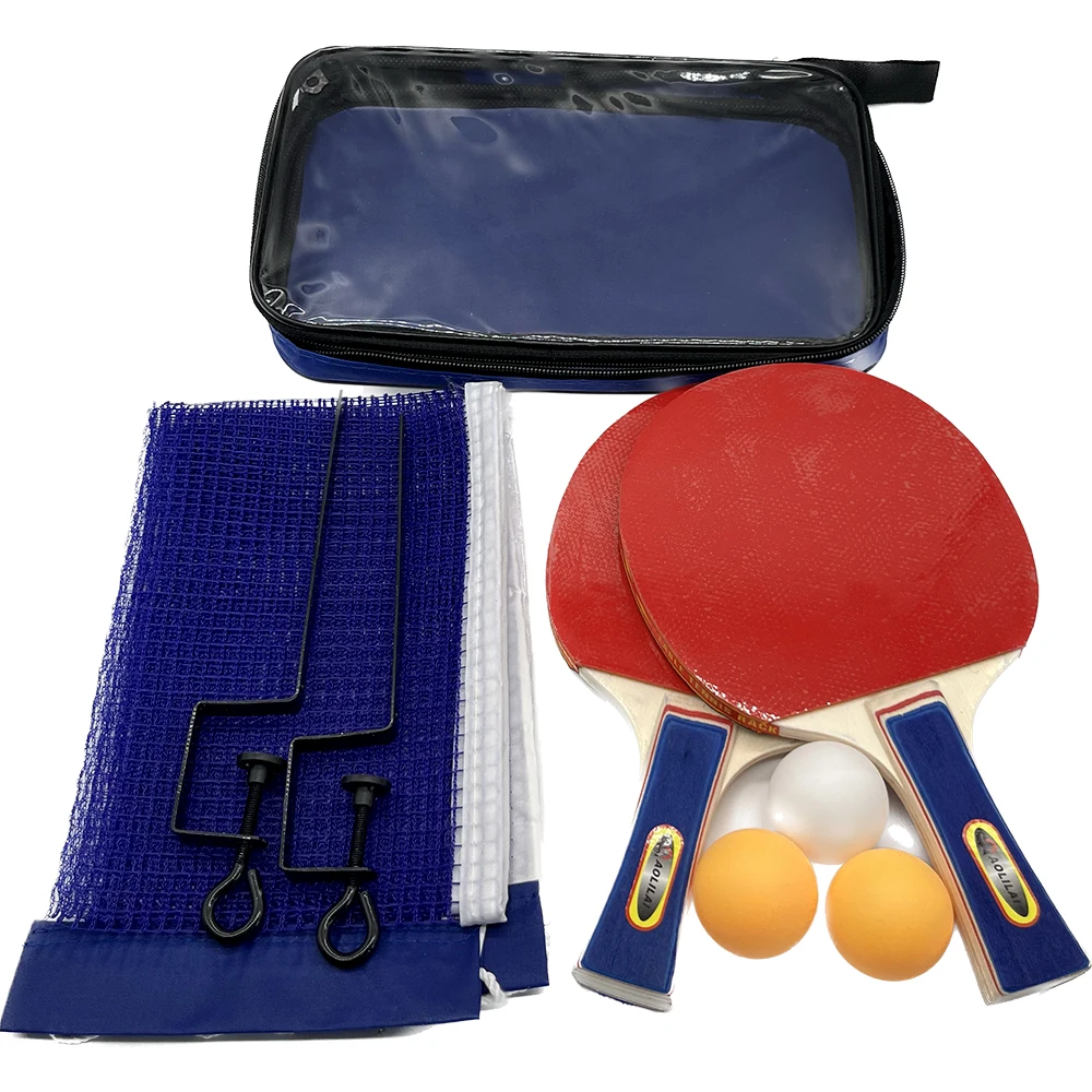 729 Brand High Quality Rubber Table Tennis Set Ping Pong Paddle Rackets Racket Bat