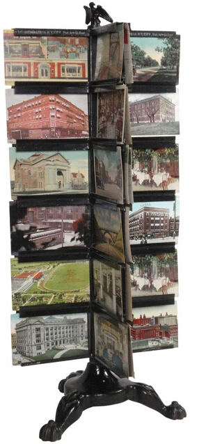 Factory Custom Made Metal License Plate Display Rack License Plate Display Stand Rotating Rack for License Plates