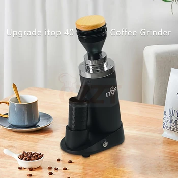 Macinacaffè Elettrico ITOP40S 40mm Con Macine In Titanio, Per Espresso, Nero