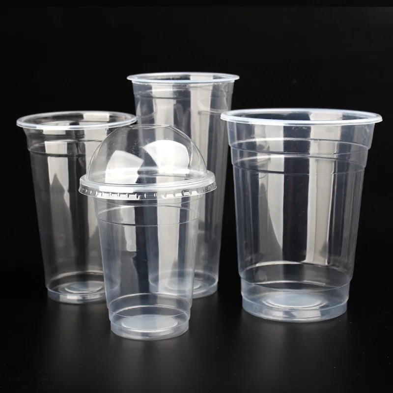 OEM 180cc 360ml 400ml 500ml 600ml 700ml 1000ml PP Plastic Disposable Y Cups Milk Tea Sealing Cup Manufacturer for Milktea