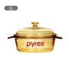 PX-1 Pentola per zuppa in Pyrex da 1L D19*H:6,6cm