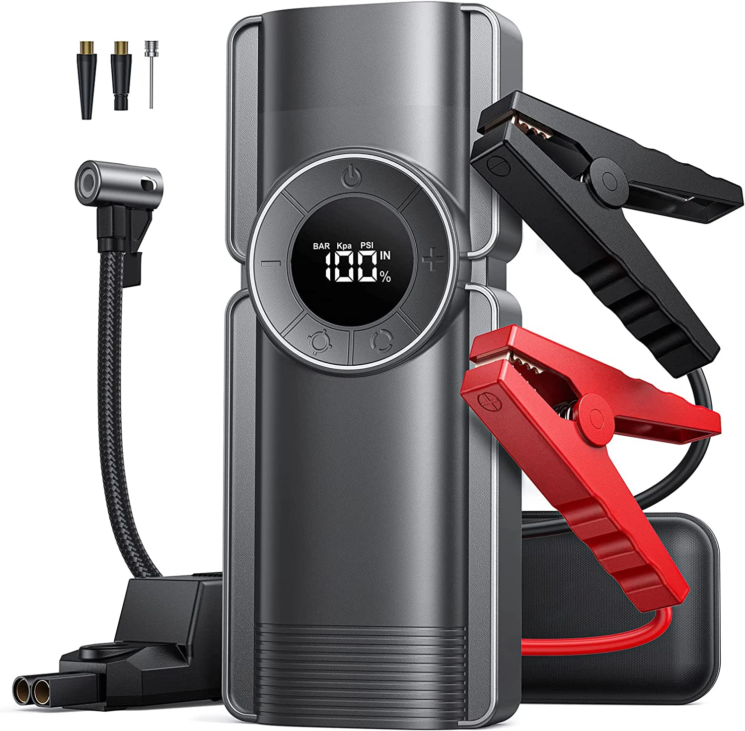 20000mAh 12V 大容量手回し式カーバッテリージャンプスターターパック