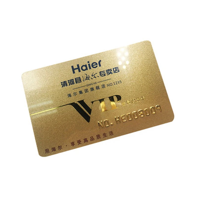 FM4442 Contact Chip Embossed Customized Double Sides Printed Fake Magnetic Stripe Credit Promotional Advertising Business Card