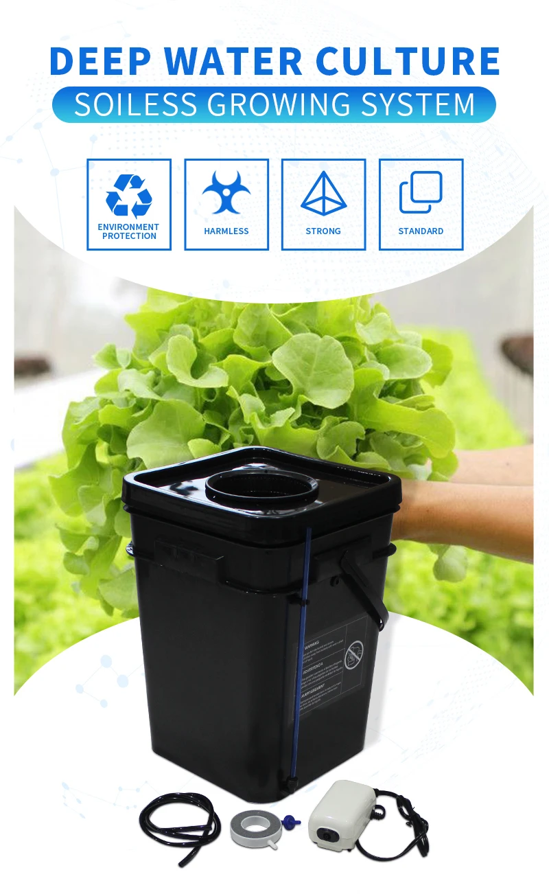 5 Gallon Dwc Hydroponic System Single Clone Bucket Hydroponic Growing