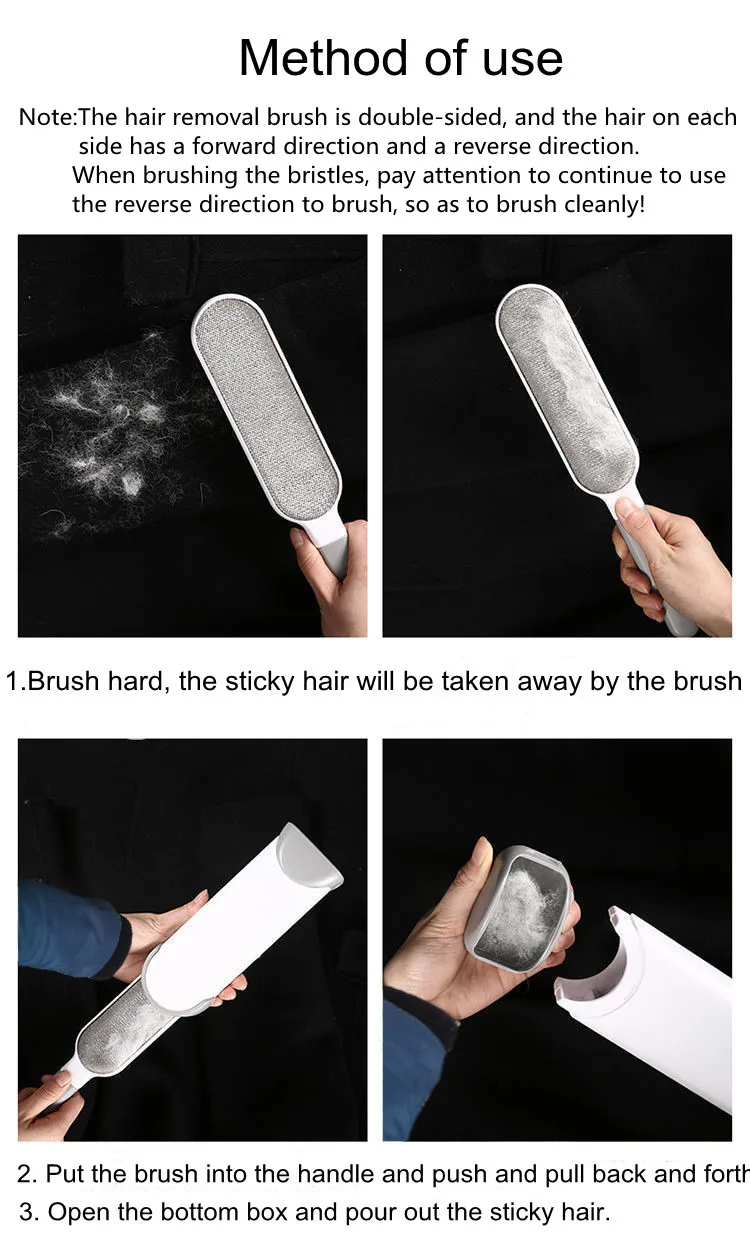 Multifunction Electrostatic Dog Hair Removal Brush Self Cleaning Pet