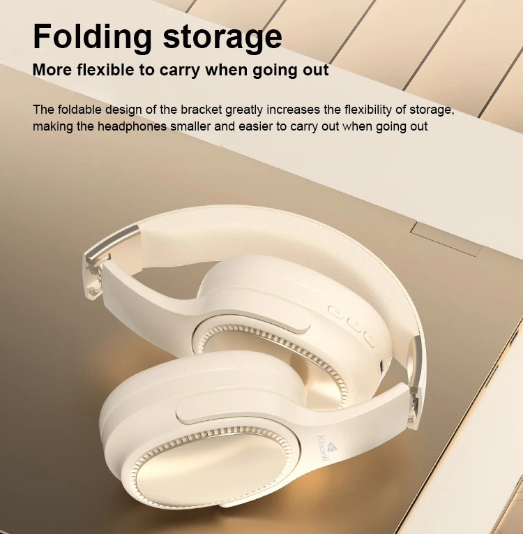 Kisnoli A12 Sports Blue Tooth Oem Gaming Headset for Girls