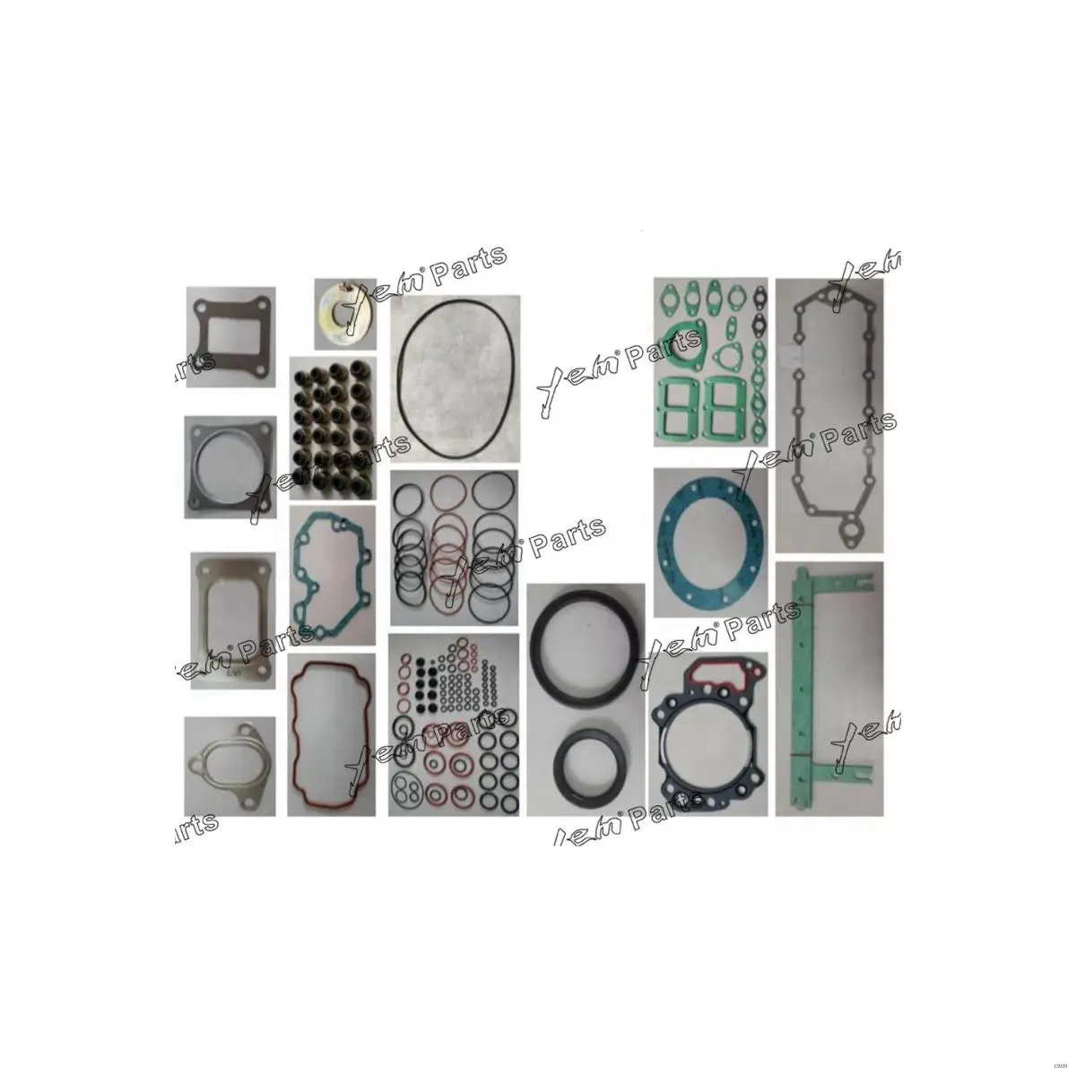6D125 Overhaul Gasket Kit With Head Gasket for Komatsu Forklift Excavator Loaders
