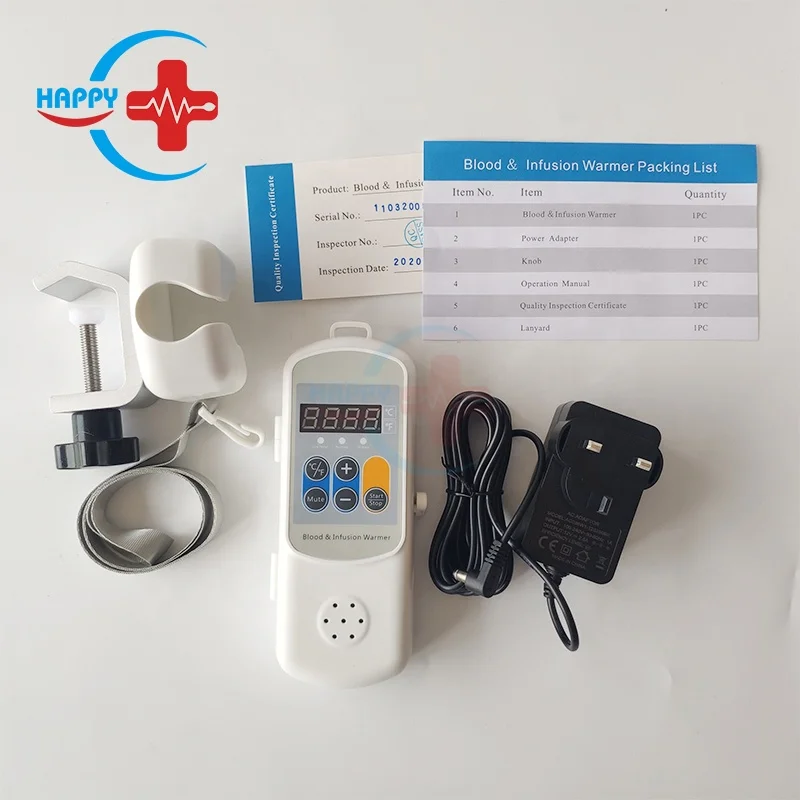 HC-G044E медицинское оборудование ЖК-дисплей Портативный инфузионный нагревателя теплее/кровяное давление жидкости нагреватель для инфузий