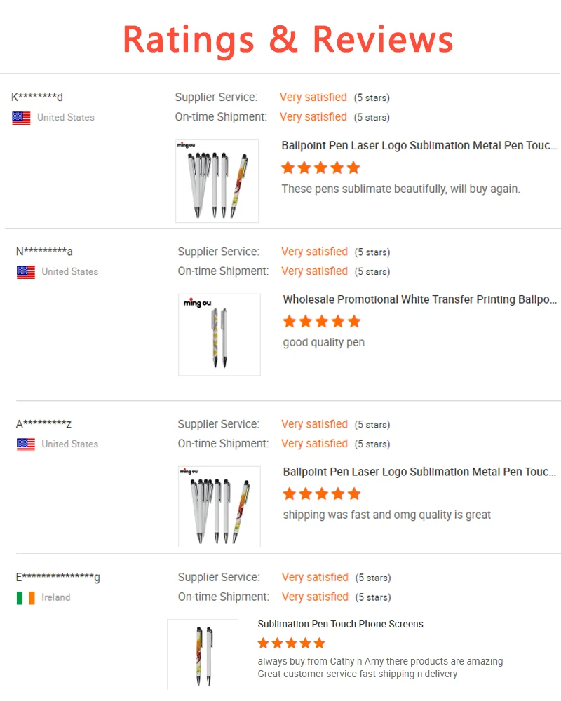 США, склад, шариковая ручка с лазерным логотипом, сенсорные экраны телефона, сублимационная металлическая ручка, сублимационные ручки, стилус, ручка