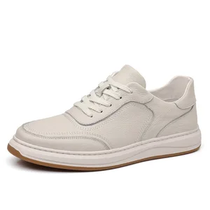 China Factory Price Hot Selling Genuine Leather Fashion Comfortable Casual Walking Skateboarding Shoes Unisex Zapatillas Hombre